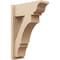 Ekena Millwork 7 1/2-in W x 18-in D x 26-in H Balboa Trad Rough Cedar Woodgrain TimberThane Outlooker, Primed Tan OUTUR075X18X26BOA04RCPR - alternate 1